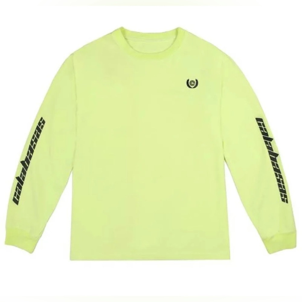 🔥NWT- Adidas Yeezy Calabasas Long Sleeves Tee Frozen Yellow